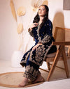 Evas Pakistani Ready to wear Velvet Suit -20