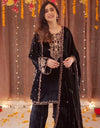 Evas Pakistani Ready to wear Velvet Suit -21