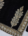 Evas Eid Launch Design Wear Premium Black Heavily Embroidered Sequin Zari