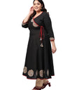 Evas Women's Cotton Angrakha Kurta