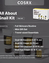 COSRX All About Snail Korean Skincare | TSA Approved Travel Size