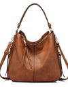 Faux Leather Women Handbags Shoulder Hobo Bag Purse With Long Strap