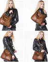 Faux Leather Women Handbags Shoulder Hobo Bag Purse With Long Strap