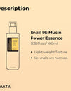 SUAATA Snail Mucin 96% Power Repairing Essence 3.38 fl.oz 100ml