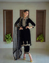 Evas Pakistani Ready to wear Velvet Suit -10